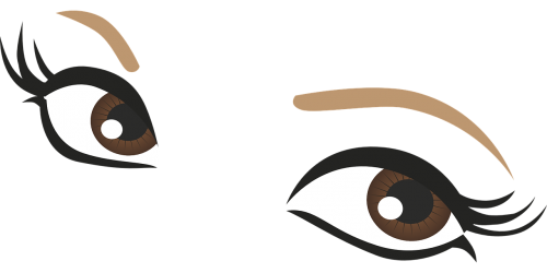 eyes brown drawing