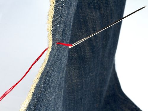 fabric needle sew