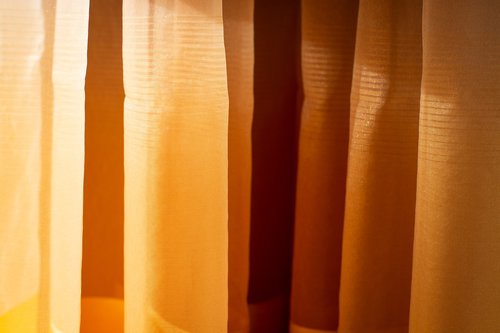 fabric  curtain  translucent