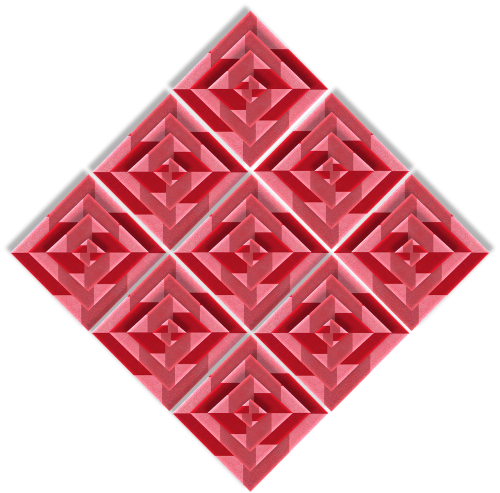 fabric 3d geometric