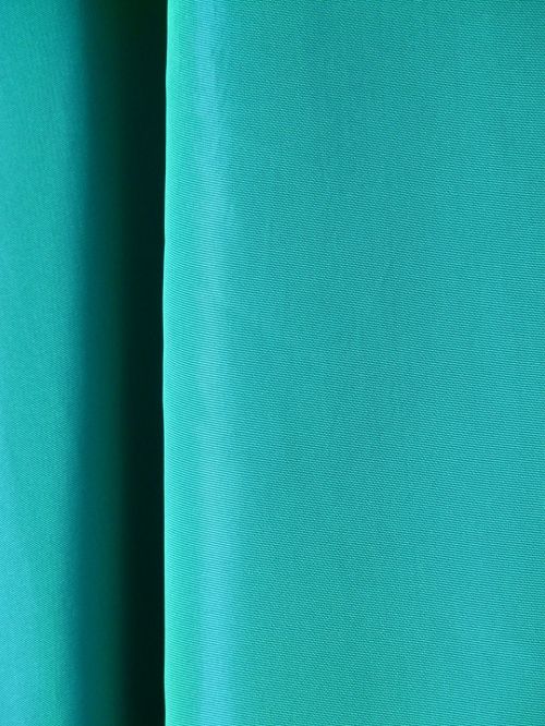 fabric curtain turquoise