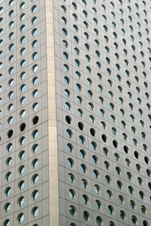 facade glass stone
