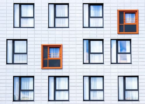 facade windows building