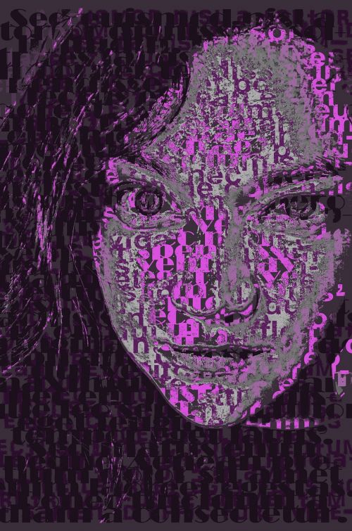 face lady purple