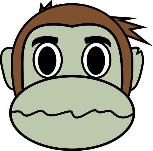 face monkey zombie
