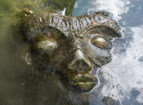 face water sculpture