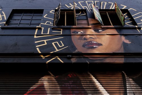 face woman  graffiti  grunge