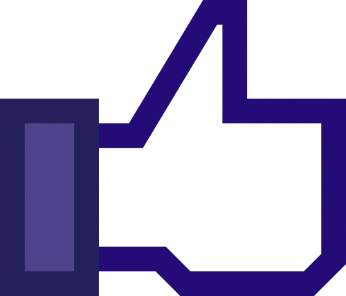 facebook blue button