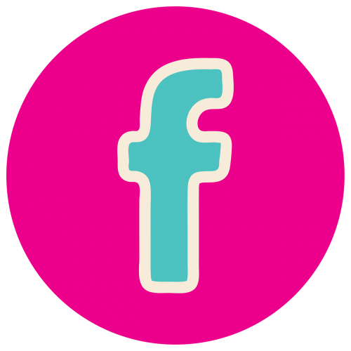 facebook logo pink