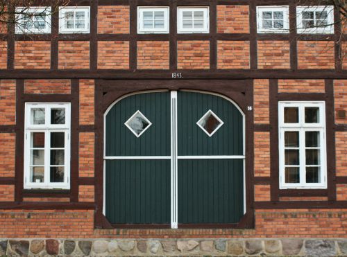 fachwerkhaus input front door