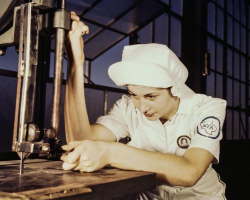 factory worker vintage