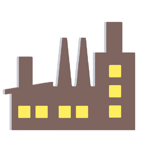 factory building vector