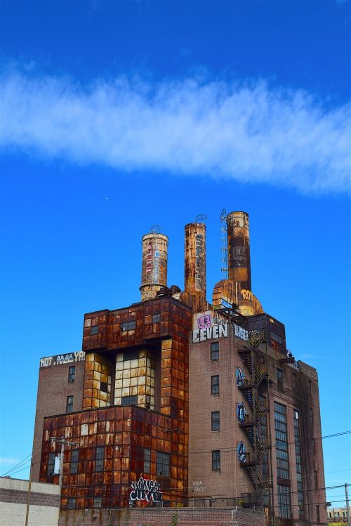 factory industrial rusty