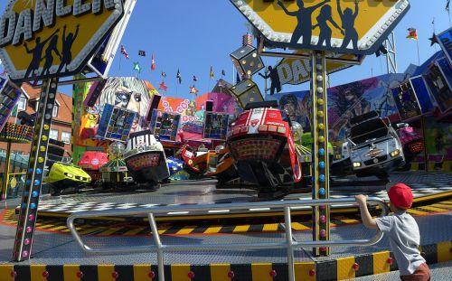 fair carousel child