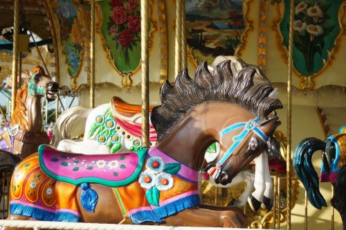 fair carrucel horse