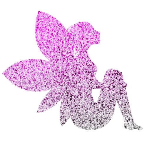 fairy glitter pink