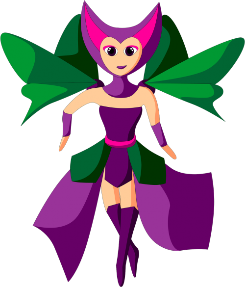 fairy witch butterfly