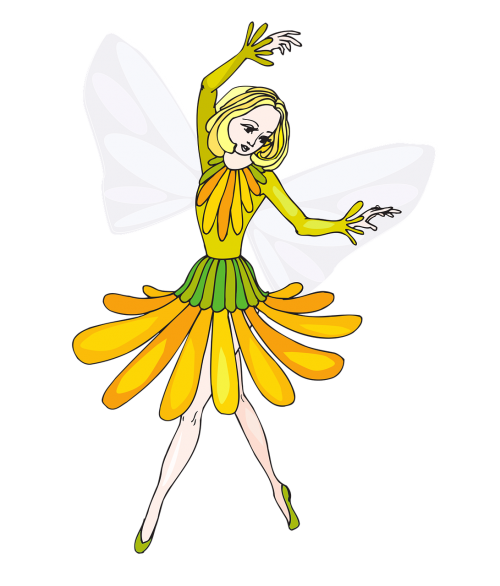 fairy flower girl