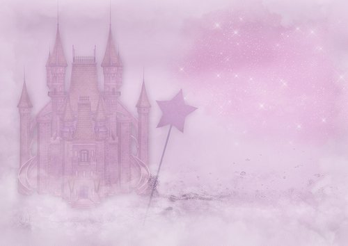 fairy castle  wand  font