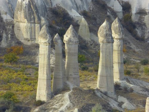 fairy chimneys tufa rock formations