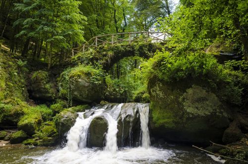 fall water waterfall