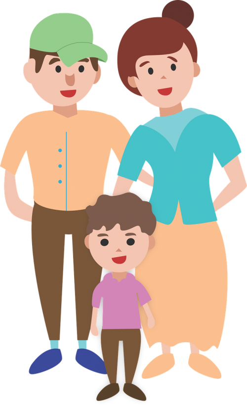 family characters illustration