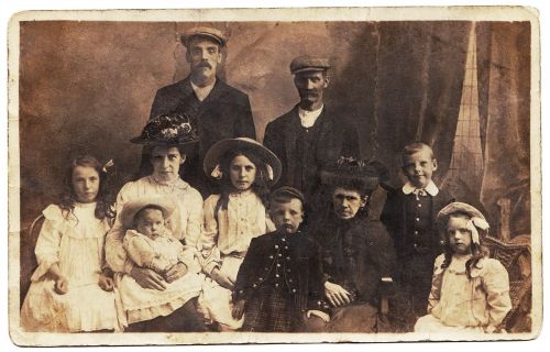 family portrait vintage old