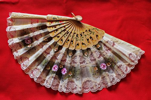 fan flowers handmade