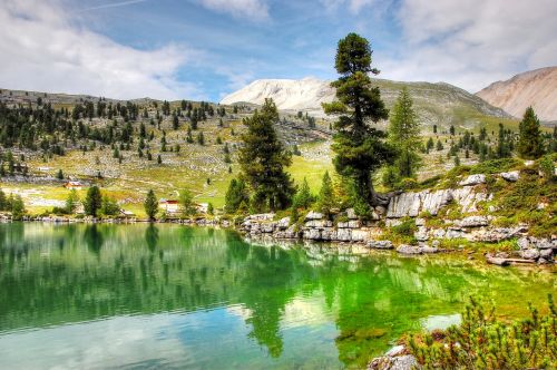 fanes dolomites mountains