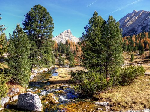 fanes  dolomites  rock