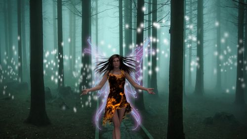 fantasy landscape fairy