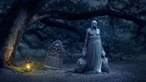 fantasy tombstone creepy
