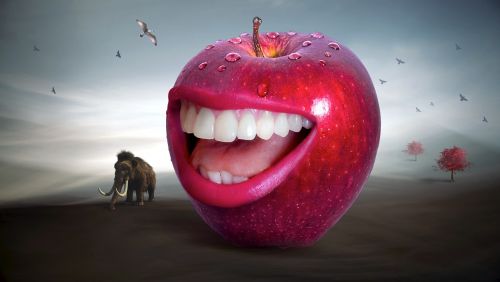 fantasy apple red