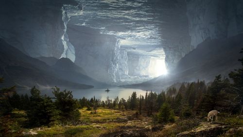 fantasy cave mystical