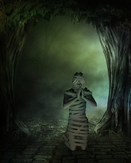 fantasy  mummy  forest