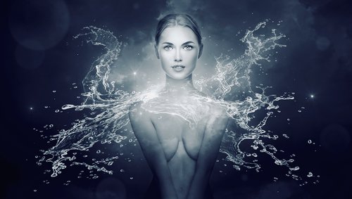 fantasy  woman  water