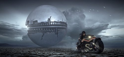 fantasy  science fiction  motorcycle