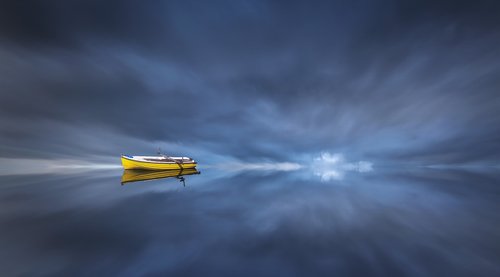 fantasy  boat  mirroring