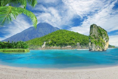 island beach fantasy landscape