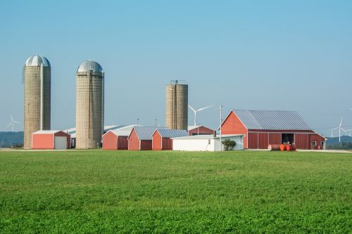 farm silos agriculture