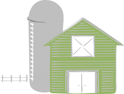 farm green barn