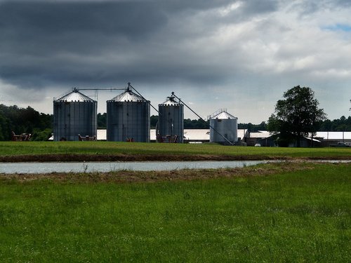 farm  silo  agriculture