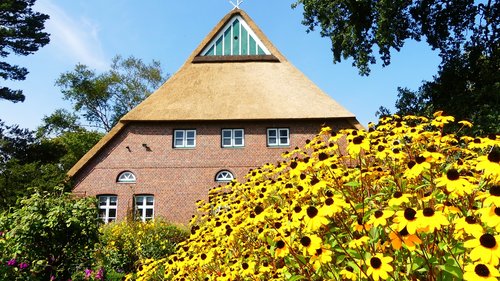 farmhouse  cottage garden  building