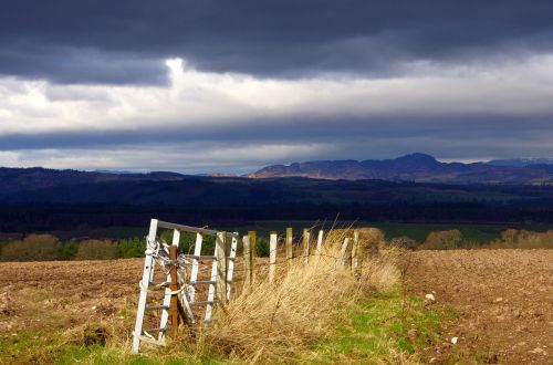 farmland sky landscape