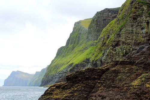 faroe islands  mountainsides  havkig