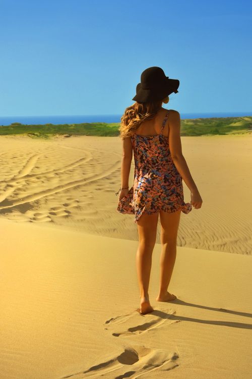 fashion beach sand