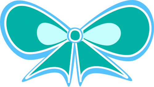 fashion ribbon blue