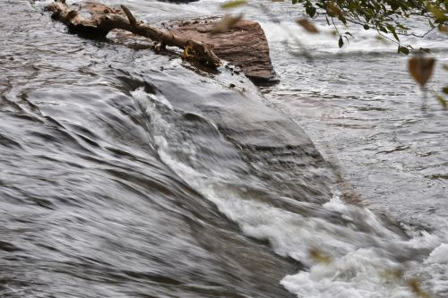 Fast Flowing River Blur