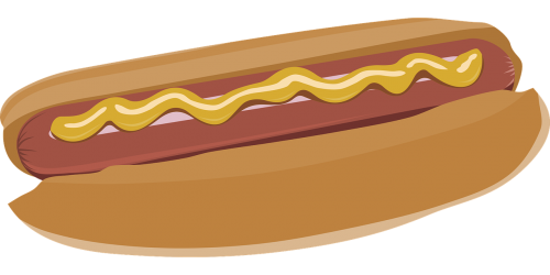 fast food food hot dog