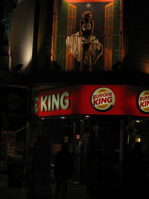 fast food restaurant burger king